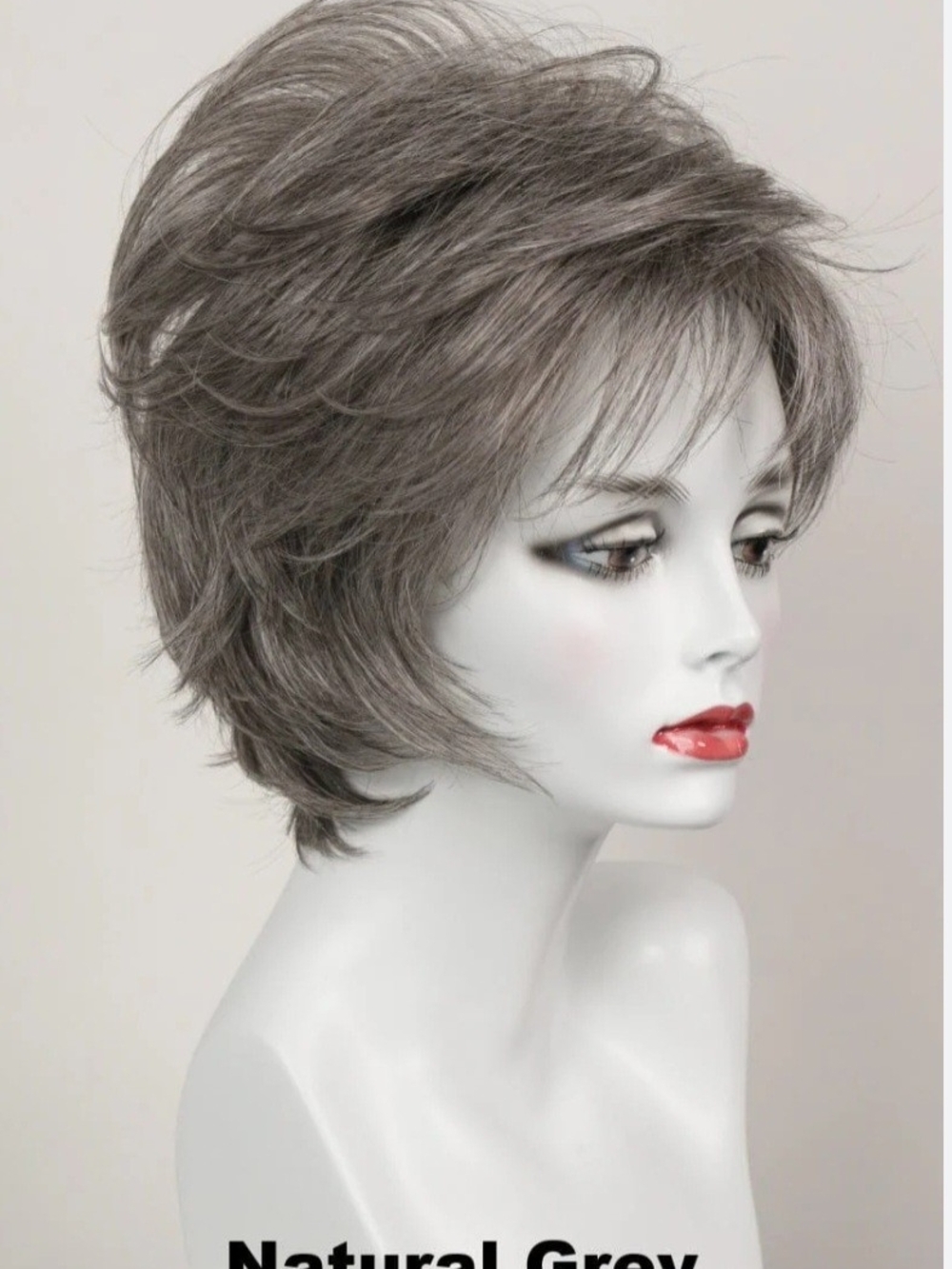 Godiva's Secret Freedom Average Wig Layered Natural Grey Orig 209. Now 80. NEW - Picture 13 of 15